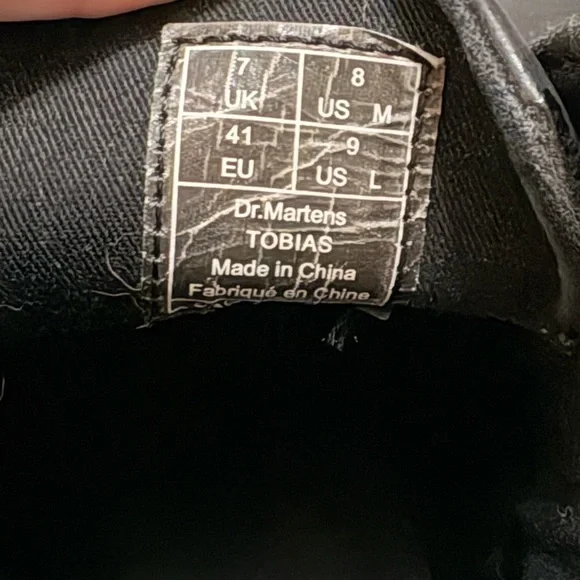 Doc Martens Tobias Lace Up Boot Mens 8/Ladies 9 - Picture 8 of 9
